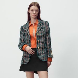 NWT Zara tweed blazer